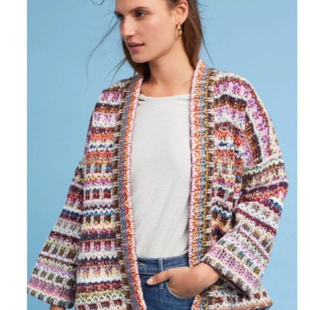 Anthropologie DRA Yoko Kimono Knit Cardigan